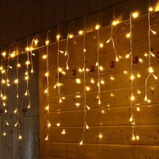 3 Metre 16 Saçaklı (30-45-60 cm) Animasyonlu / Perde Led / Eklenebilir / Günışığı