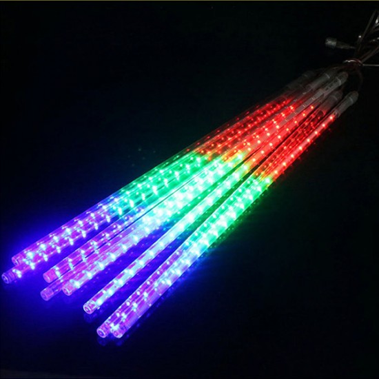 Dijital Akan Meteor Perde LED  144 Led/ 8 Çubuk RGB / Hediyelik 