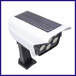 Güneş Enerjili Sensörlü Sahte Kamera Görünümlü Kumandalı Solar Bahçe Lambası JD-2178T 